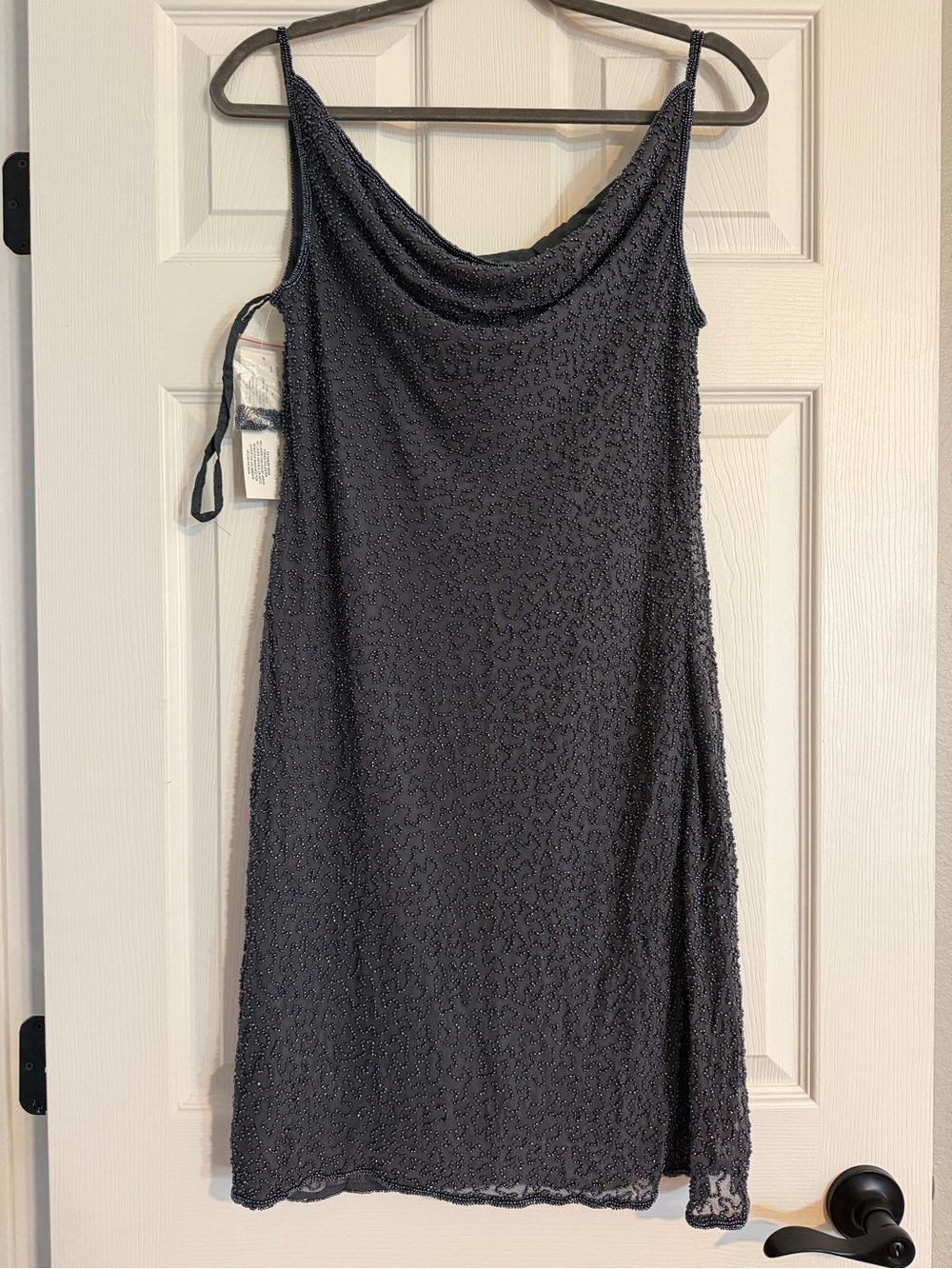 NWT Chaudry Vintage Deadstock Beaded Mini Dress